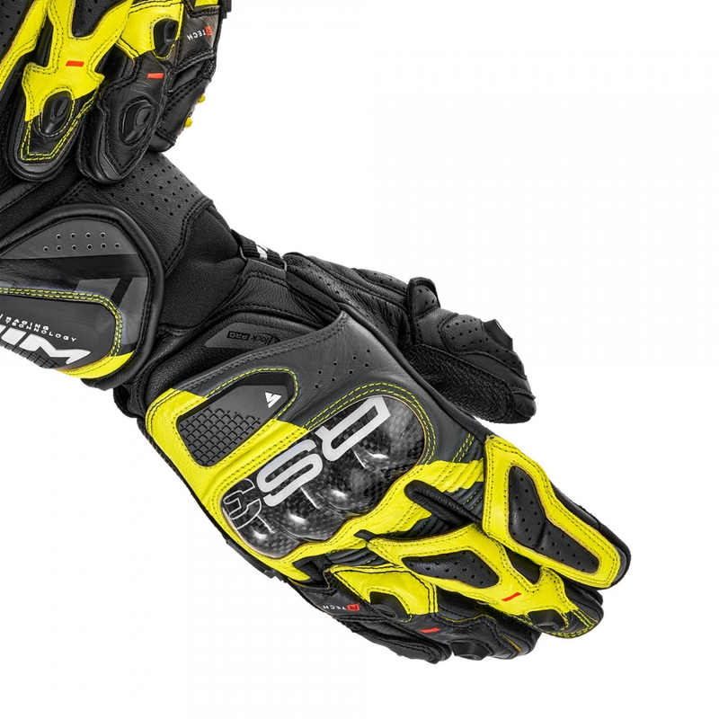 Shima RS-3 motorhandschoenen fluorescerend geel