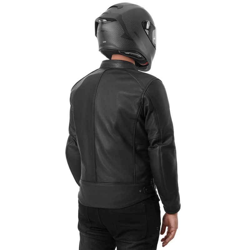 Leren motorjas Shima Hunter 3.0 zwart