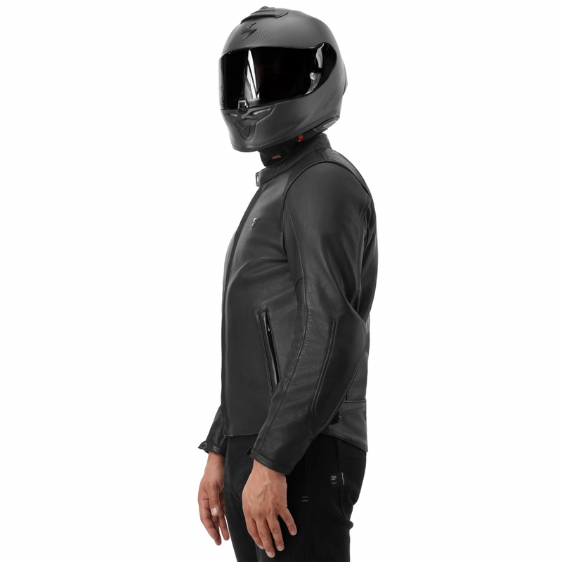 Leren motorjas Shima Hunter 3.0 zwart