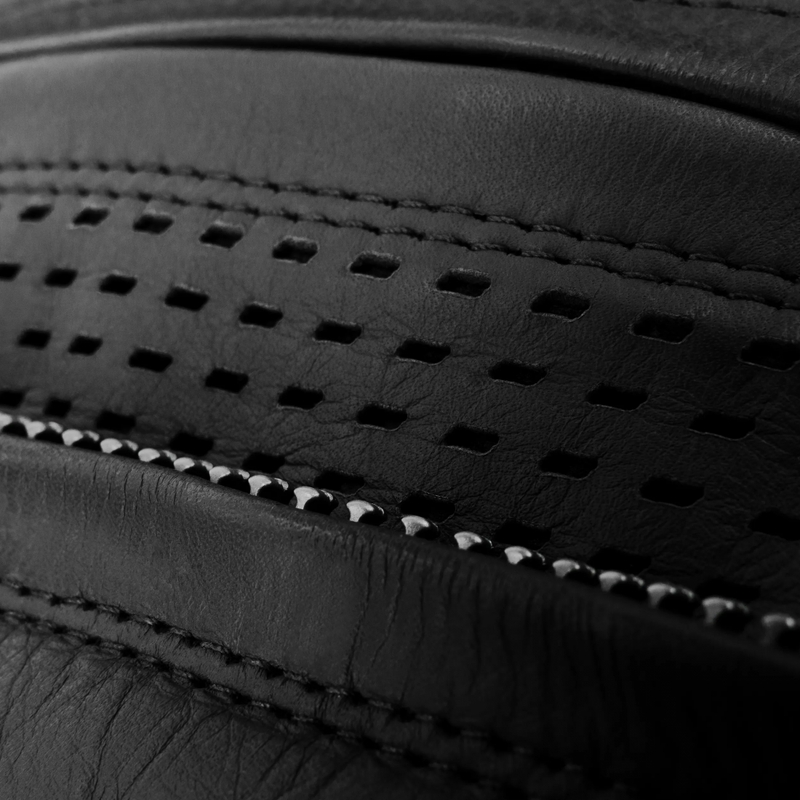 Leren motorjas Shima Hunter 3.0 zwart