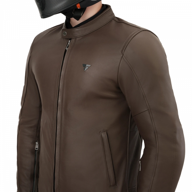 Shima Hunter 3.0 leren motorjas bruin
