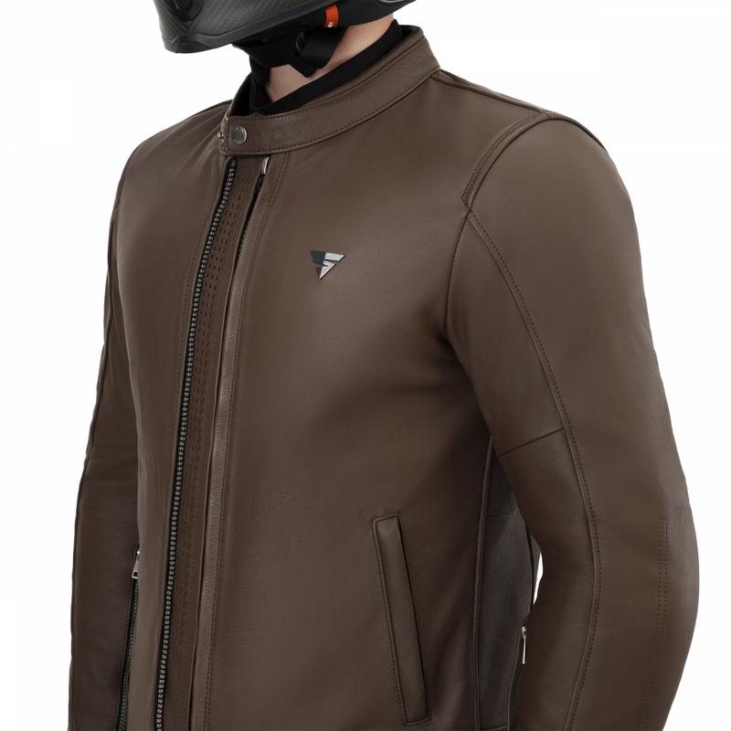 Shima Hunter 3.0 leren motorjas bruin