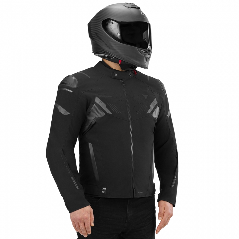 Shima STX motorjas zwart