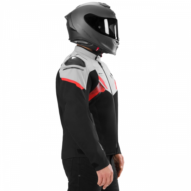 Shima STX Air motorjas grijs-rood