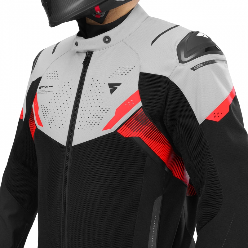 Shima STX Air motorjas grijs-rood
