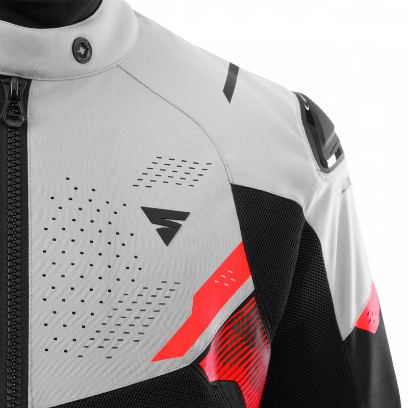 Shima STX Air motorjas grijs-rood