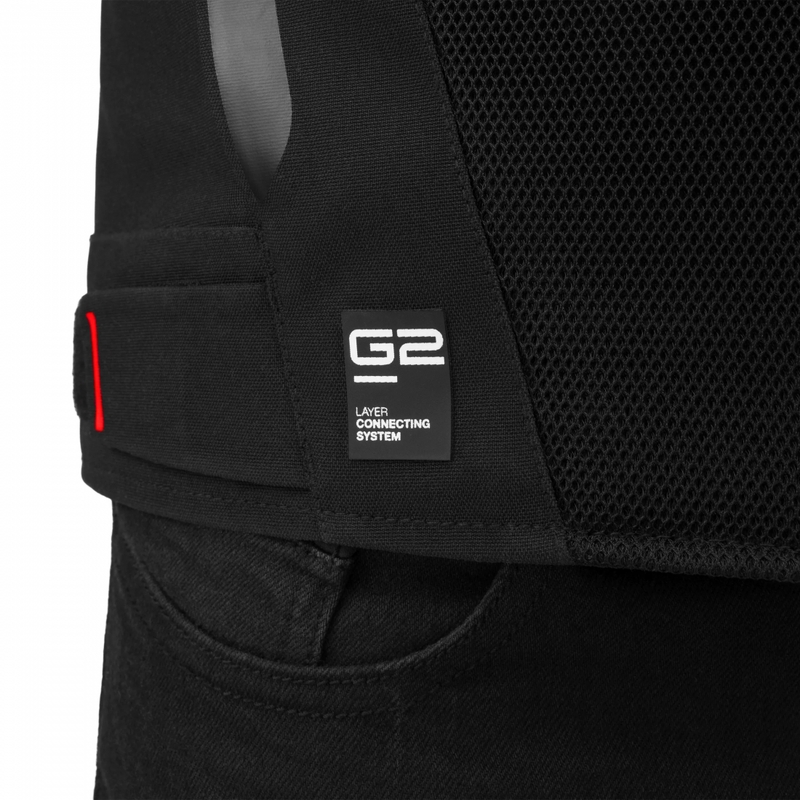 Shima STX Air motorjas grijs-rood