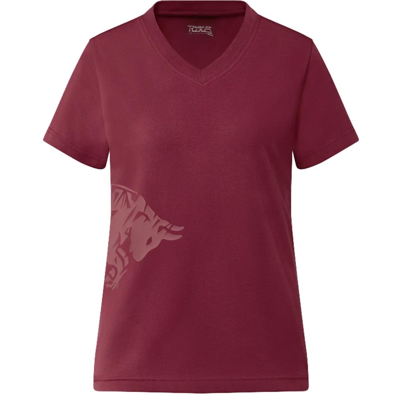 Dames Red Bull Racing Boost T-shirt donkerrood