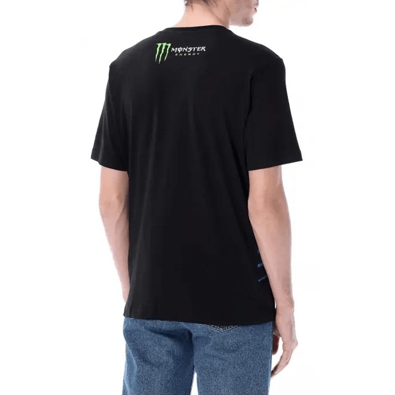 Fabio Quartararo Monster Energy Logo T-shirt zwart