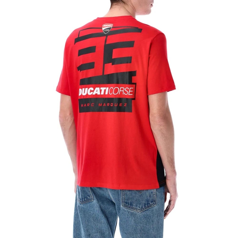 Ducati Corse Marc Marquez T-shirt met rood logo