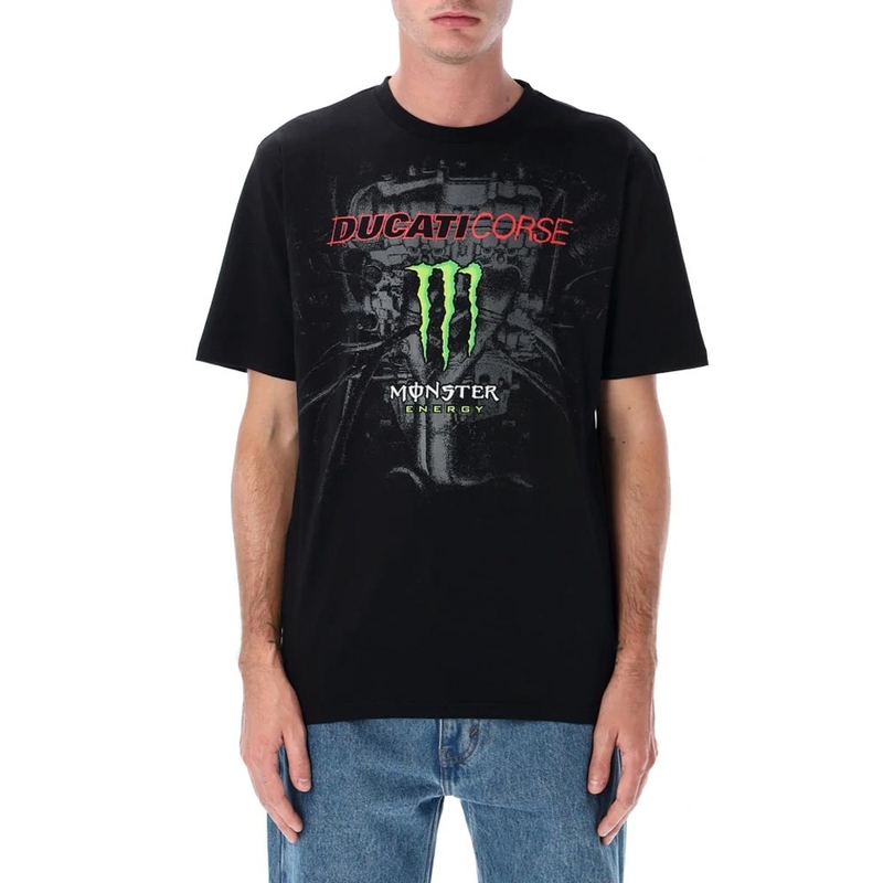 Ducati Corse Monster Energy T-shirt zwart