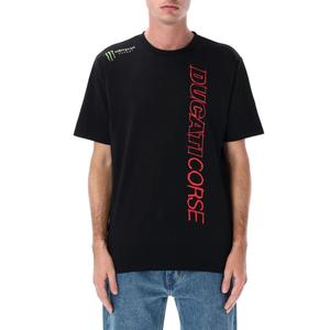 Ducati Corse Monster Energy T-shirt met logo in zwart