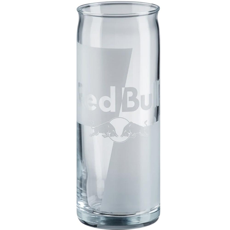 Red Bull glas met logo, 250 ml