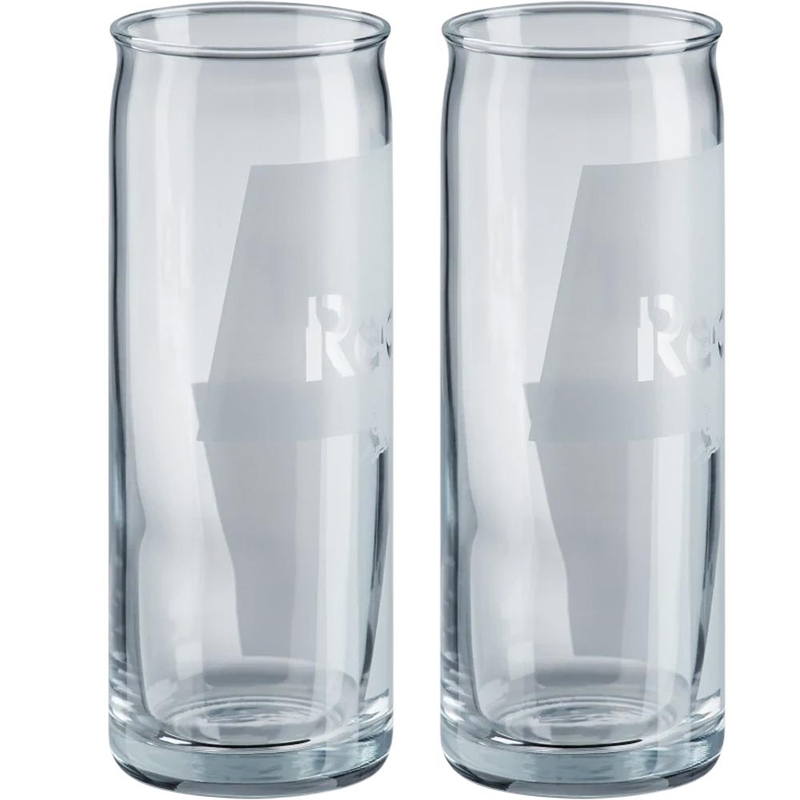 Set Red Bull-glazen met logo, 2 x 250 ml