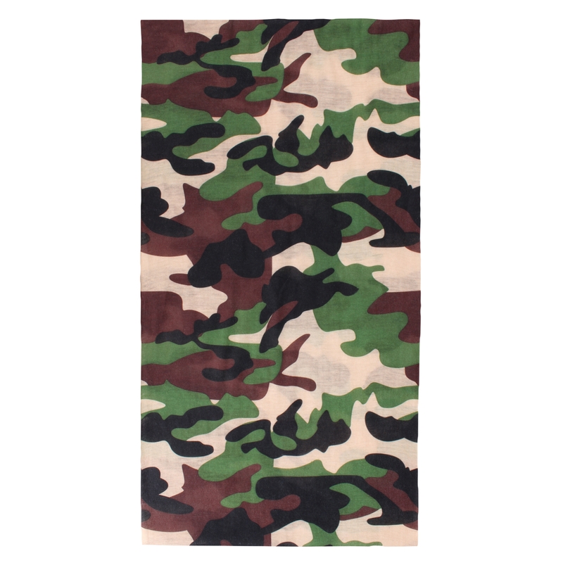 Multifunctionele motorsjaal RSA Camo groen