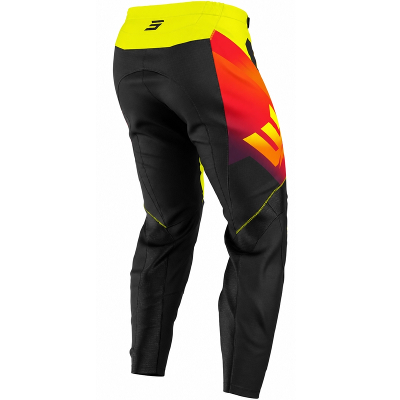 Shot Draw Rocket kindermotocrossbroek fluorescerend geel