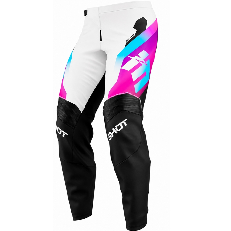 Shot Draw Rocket kinder motorcrossbroek roze