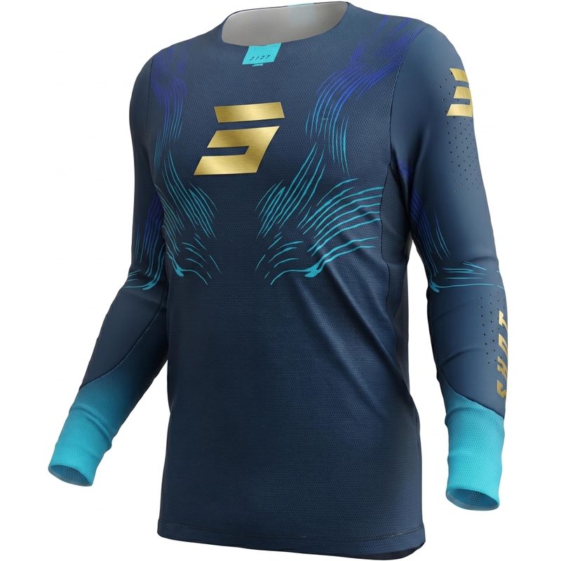 Crossshirt Shot Aerolite Volt blauw