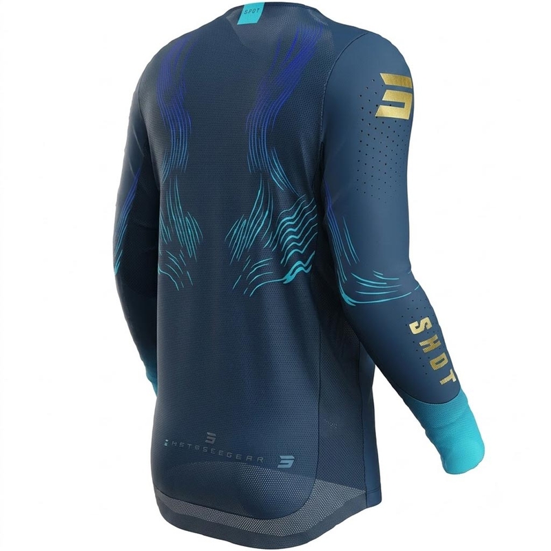 Crossshirt Shot Aerolite Volt blauw
