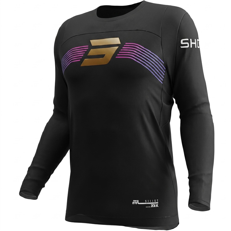 Shot Contact Kicker motocross shirt zwart