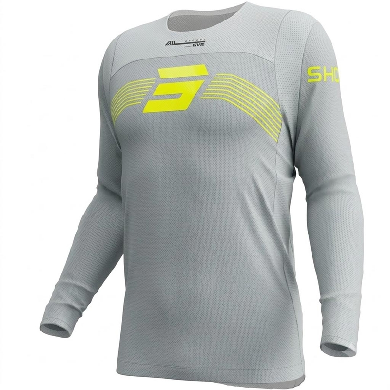 Motocrossshirt Shot Contact Kicker grijs