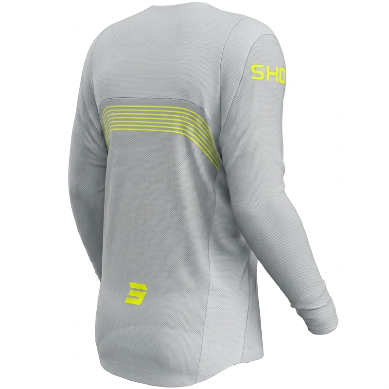 Motocrossshirt Shot Contact Kicker grijs