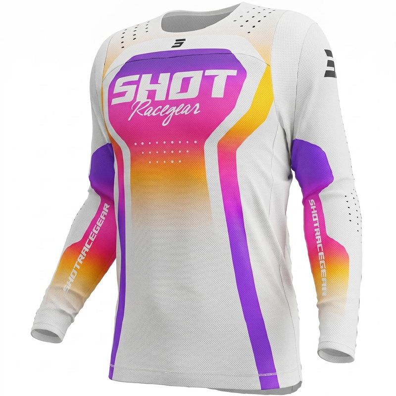 Shot Contact Stream motorcross shirt wit