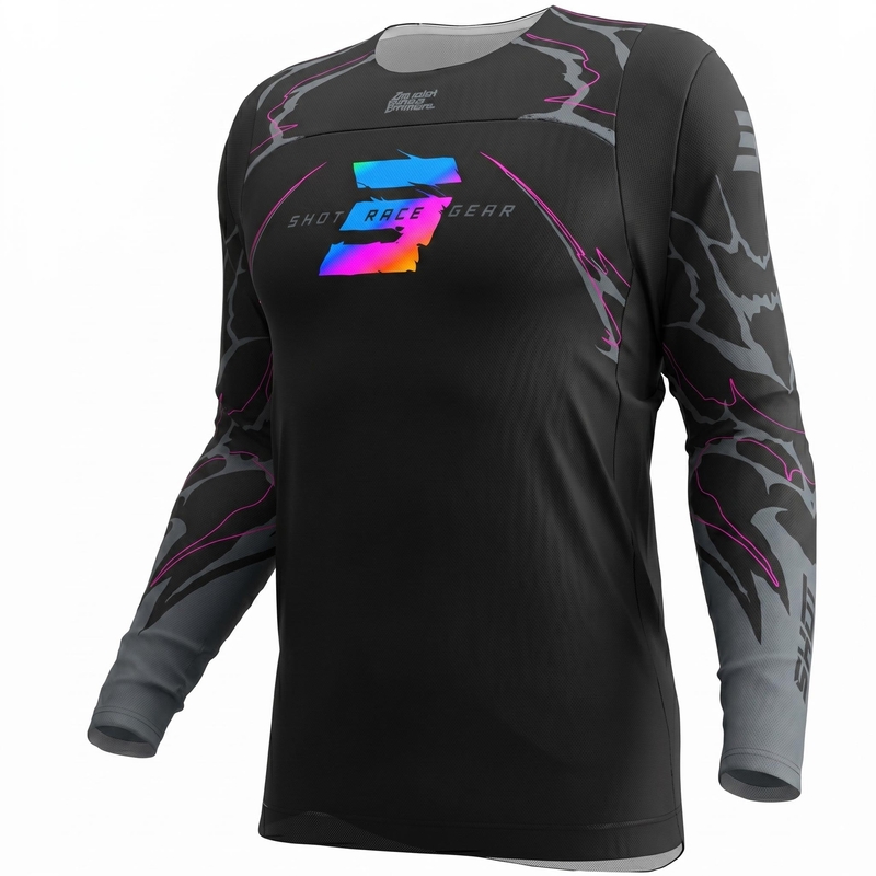Shot Contact Rac motorcross shirt zwart