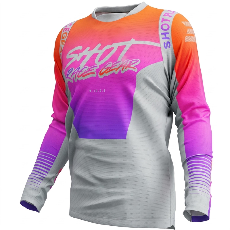 Shot Devo Montana motorcross shirt paars
