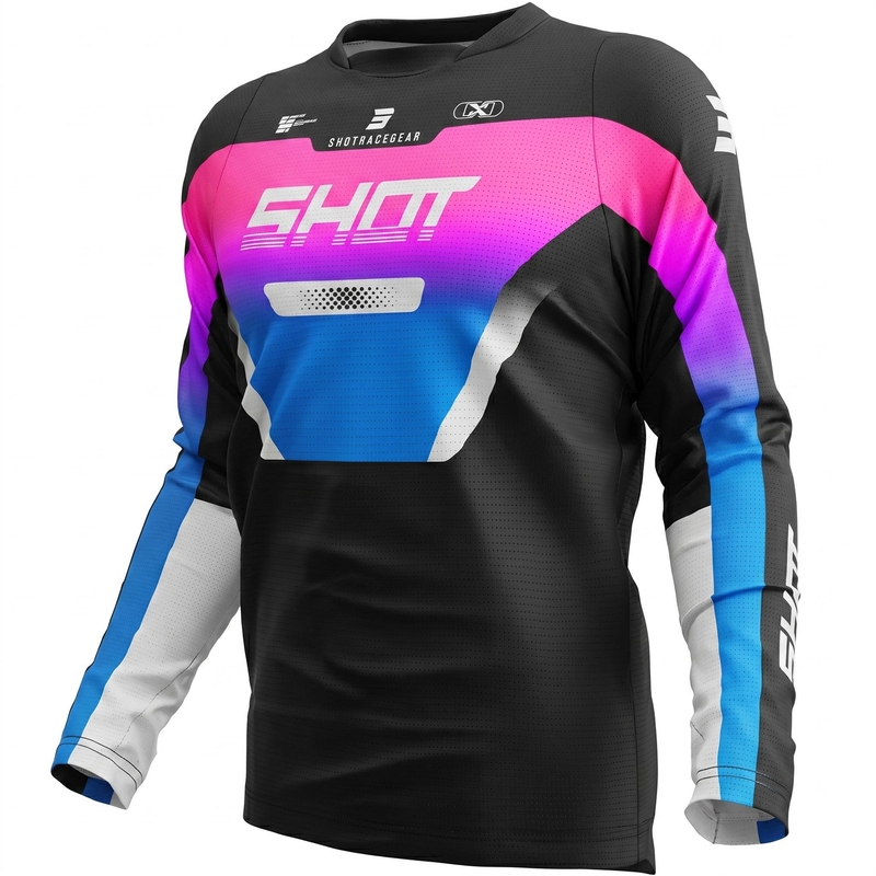 Shot Devo Struck motorcross shirt roze