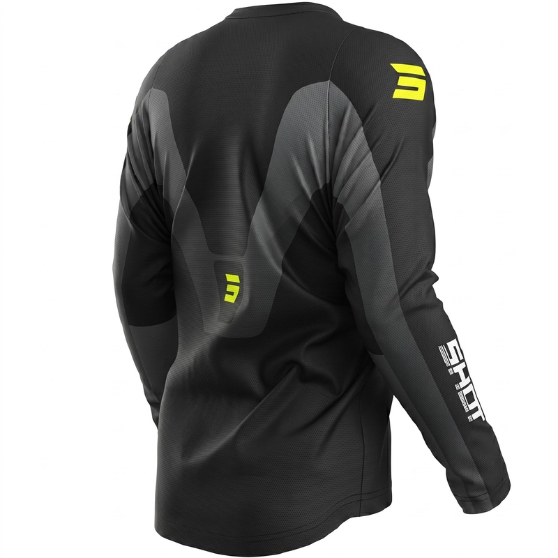 Motocrossshirt Shot Devo Struck grijs