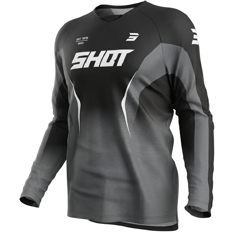 Shot Draw Clash motorcrossshirt zwart
