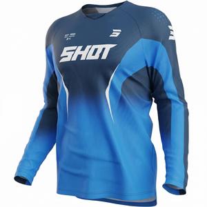 Shot Draw Clash motorcrossshirt blauw