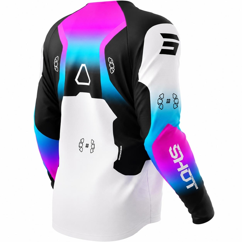 Shot Draw Rocket kinder motorcross shirt roze