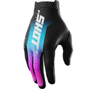 Shot Lite Skin motorcrosshandschoenen blauw-roze