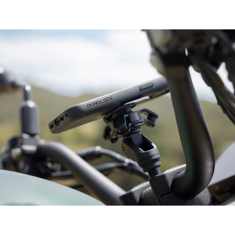 Quad Lock® PRO telefoonhouder voor op het stuur, zwart