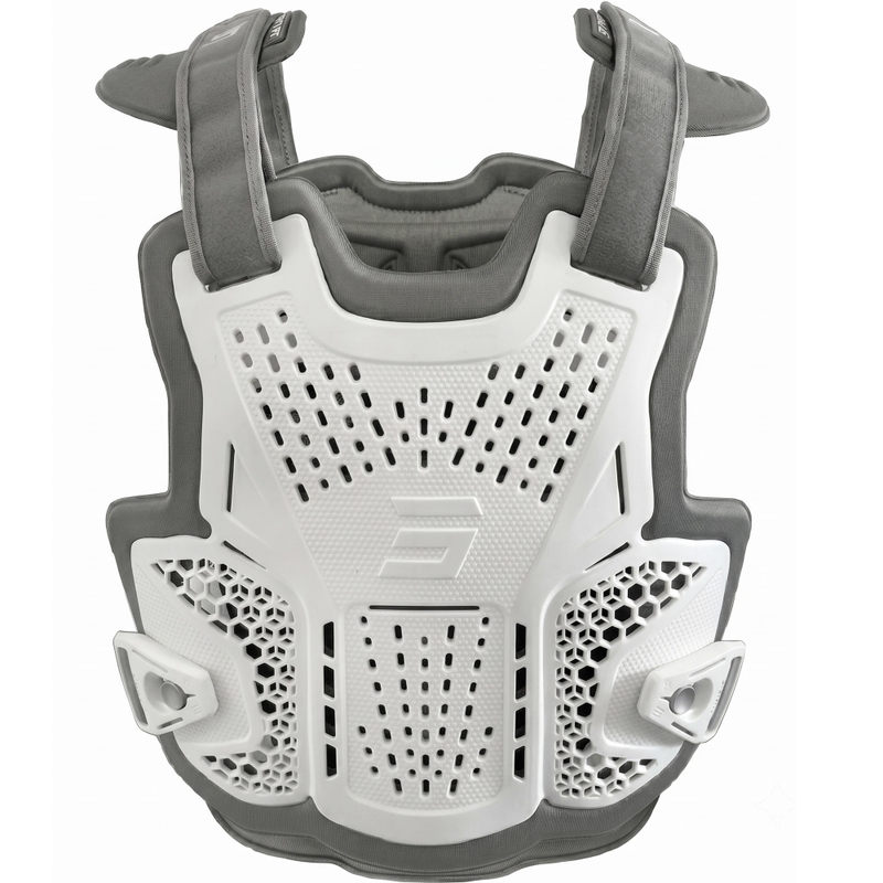 Shot Airflow EVO borstbeschermer wit