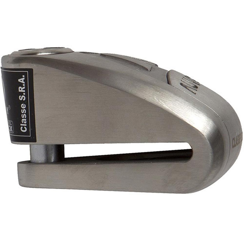 Auvray B-Lock 14 remschijfslot met alarm, staal zilver