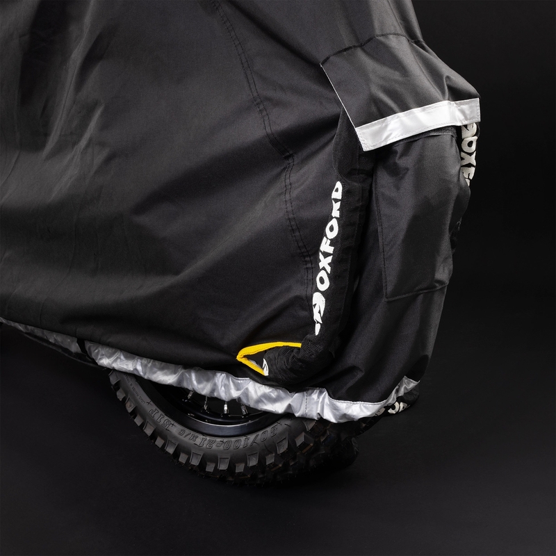 Oxford Stormex Pro motorhoes (met bagagevak) zwart