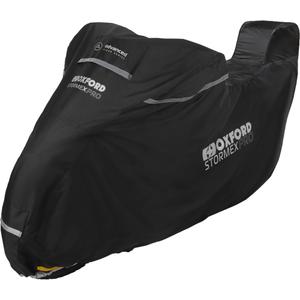 Oxford Stormex Pro motorhoes (met bagagevak) zwart