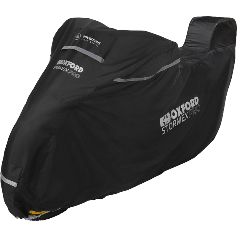 Oxford Stormex Pro motorhoes (met bagagevak) zwart