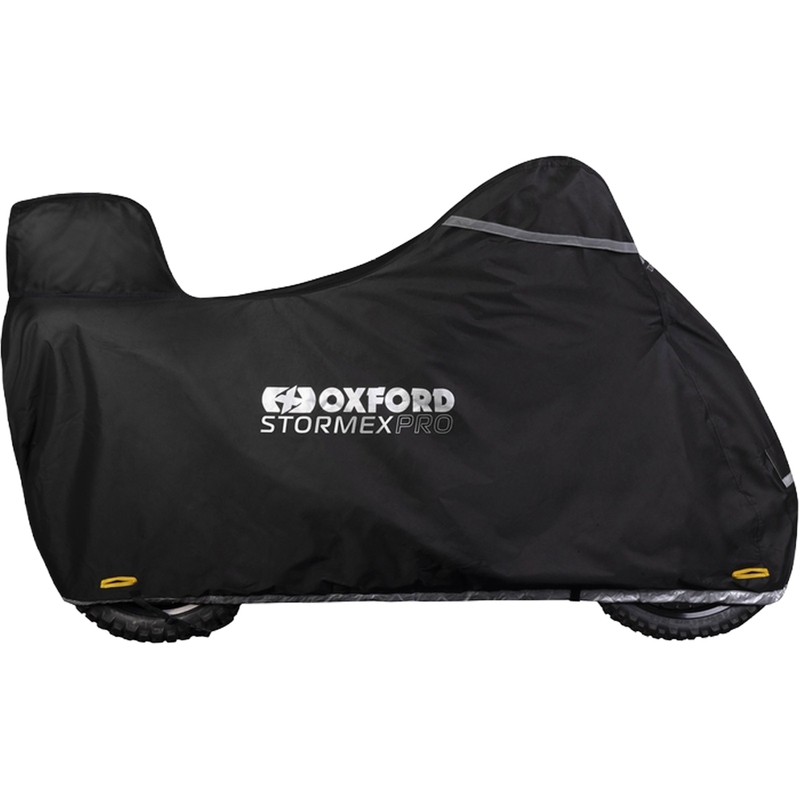Oxford Stormex Pro motorhoes (met bagagevak) zwart