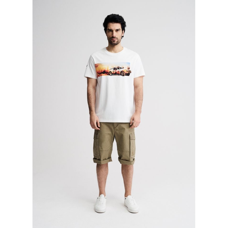 Dakar Ride B T-shirt wit