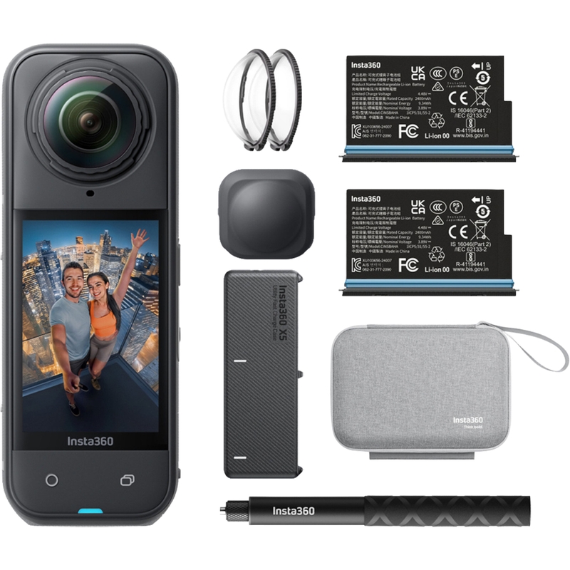 Insta360 X5 Essentials Bundle actiecamera zwart