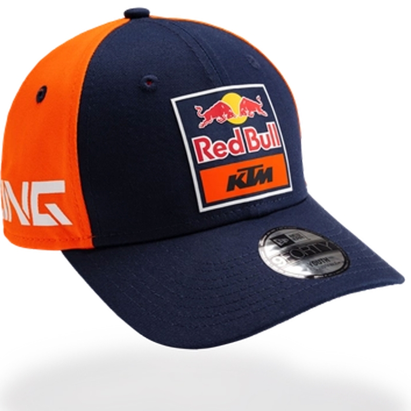Kinder KTM gebogen pet blauw-oranje
