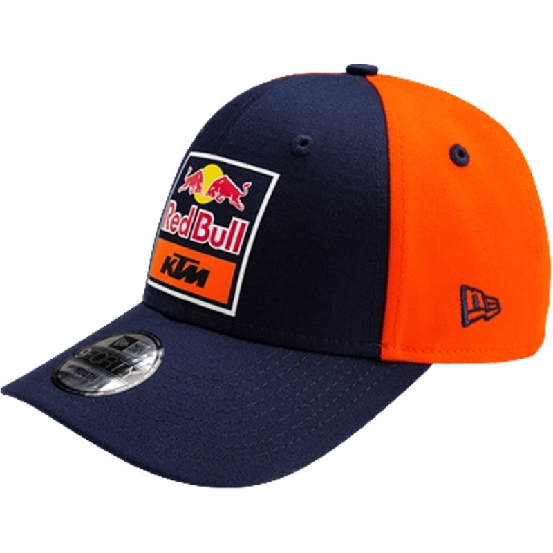 Kinder KTM gebogen pet blauw-oranje