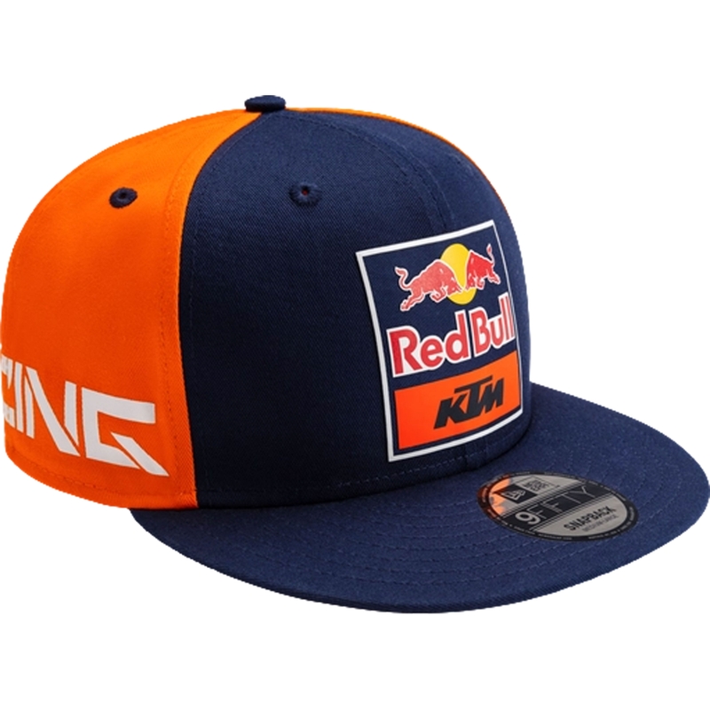 Pet met recht vizier KTM Replica blauw-oranje