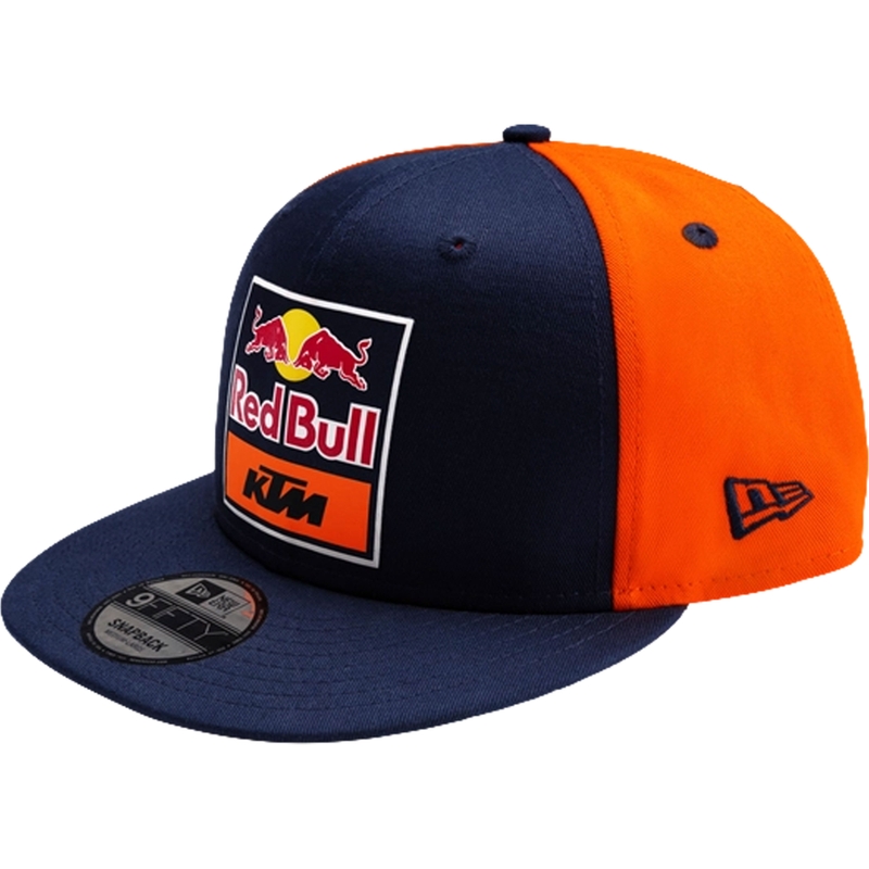 Pet met recht vizier KTM Replica blauw-oranje