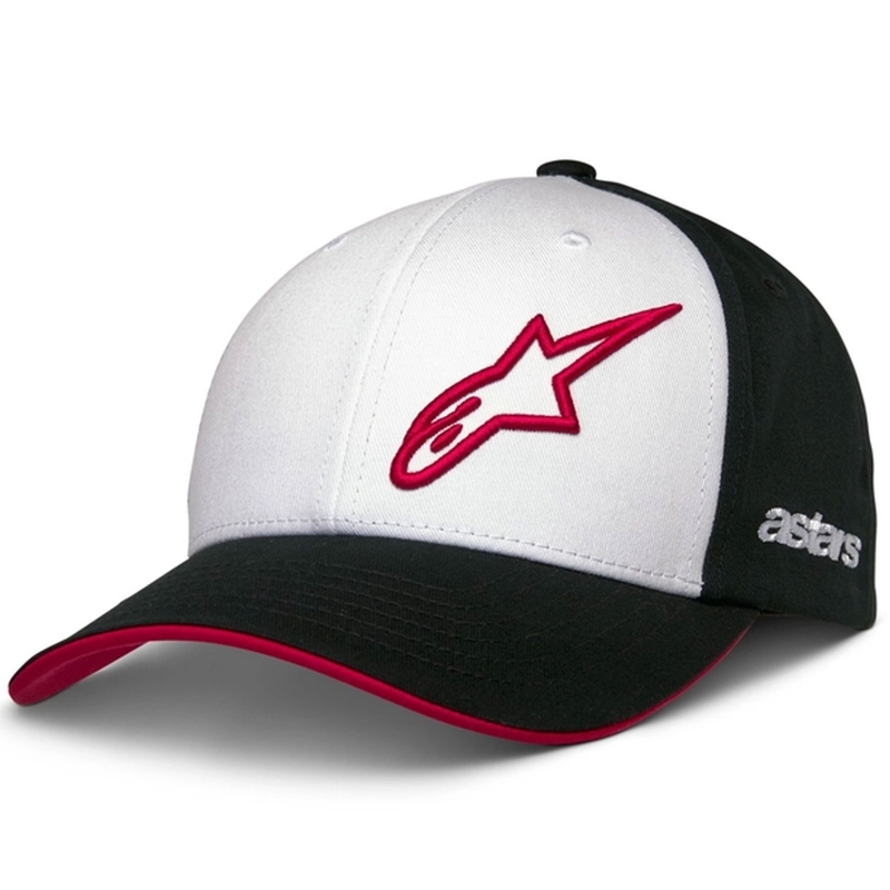 Alpinestars Sessionized Snapback pet wit-zwart-rood