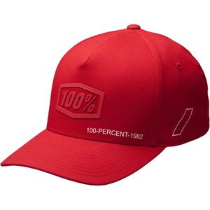 Cap 100% Schaduw Flexfit rood